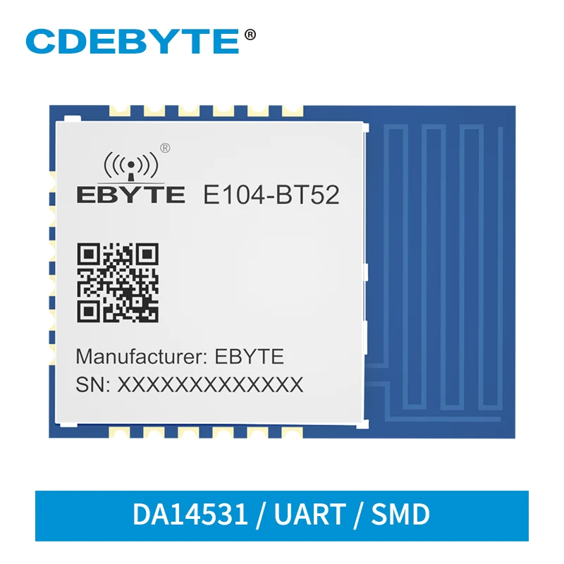 BLE5.0 DA14531 2 4 ГГц модуль Bluetooth в UART с низким энергопотреблением стандартный для