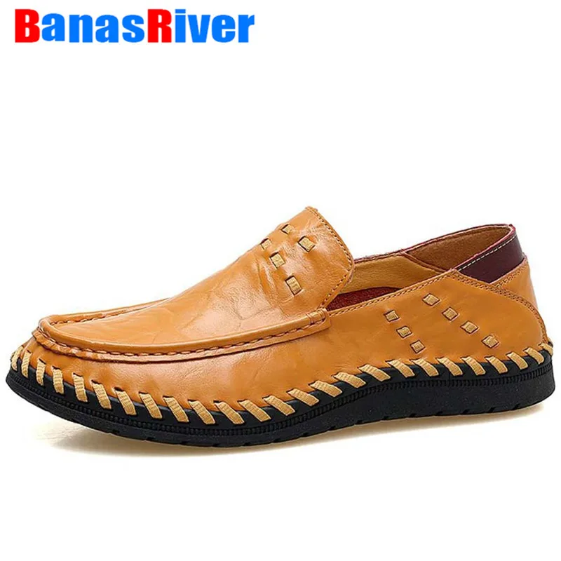 

Outdoor Walking Footwear Designer Casual Slip On Driving Shoes Sneaker Moccasins Soft Leather Mens Flats Loafers Chaussure Homme