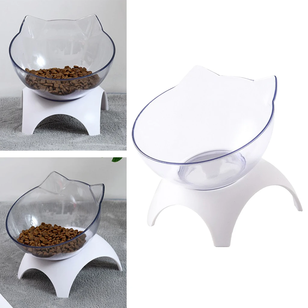 Kitten Puppy Elevated Bowls Pet Raised Food Feeder With Stand Pet Food Dispenser For Small Pet 