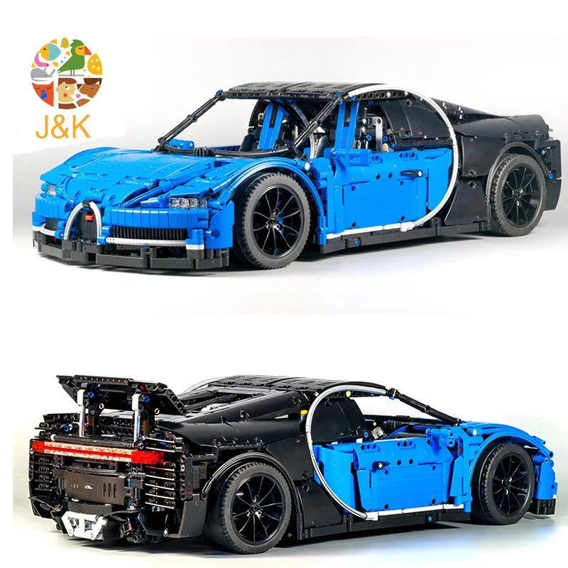 DHL Technic 20086 Bugattied супер гоночные автомобили чугун модель строительные блоки