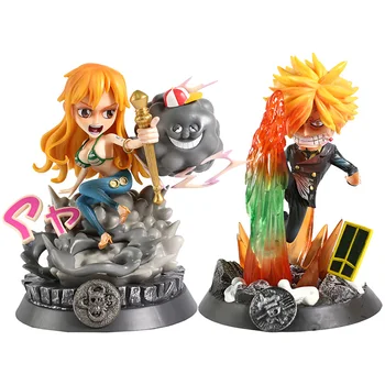 

Anime One Piece GK Gear Fourth Zoro Nami Sanji Usopp PVC Action Figure Collection Models Toys