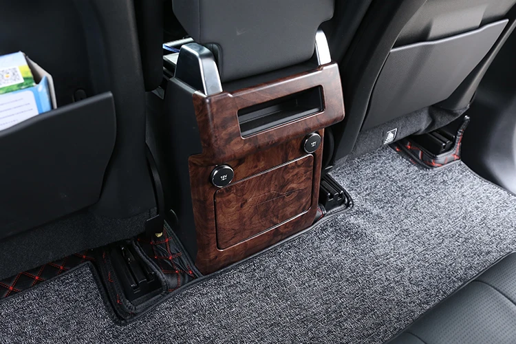 Для Land Rover Discovery 5 LR5 L462-18 розовое дерево ABS задний ряд Кондиционер панель Крышка отделка автомобильные аксессуары
