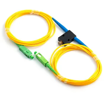 

Mechanical Variable Adustable Optical Singlemode 1260-1650nm SC/APC Fiber Attenuator 0-60dB