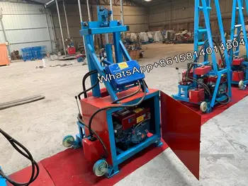 شراء1 قطعة حفر آبار محرك الديزل المياه جهاز حفر الآبار ، الحفارات الاستكشاف ، 100 متر الصخور الحفر ، ماكينة حفر المدنية المحمولة