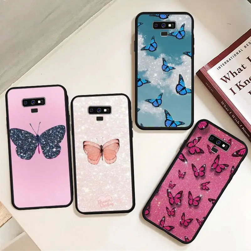 

Butterfly art animal Phone Case For Samsung galaxy S 7 8 9 10 20 edge A 6 10 20 30 50 51 70 note 10 plus