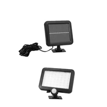 56/30 светодиодный на открытом воздухе Солнечный садовый фонарик с защитой от воды PIR датчик движения настенный светильник люстра подвесной путь прожекторы прожектор дорога