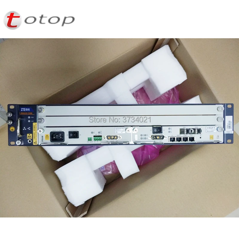 1000M GPON OLT ZTE C320 SMXA/1 карта * 1 шт. с PRAM 8 портами GTGO C + блок питания переменного и