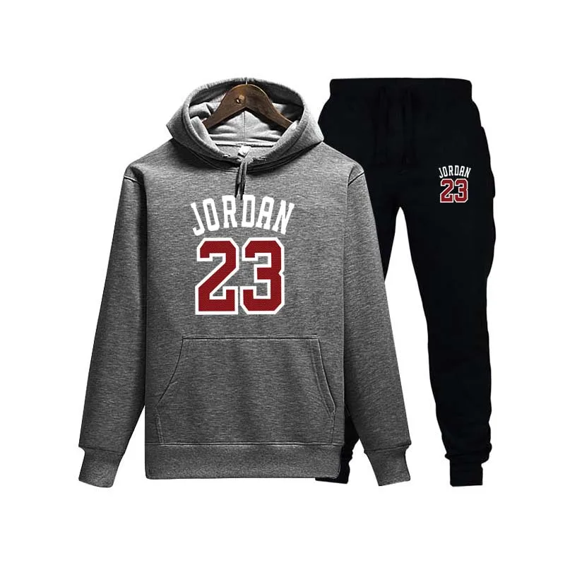 17 Новинка брендовая Новая мода JORDAN 23 Мужская спортивная одежда с принтом мужские толстовки пуловер хип-хоп мужской спортивный костюм толстовки Одежда - Цвет: 17