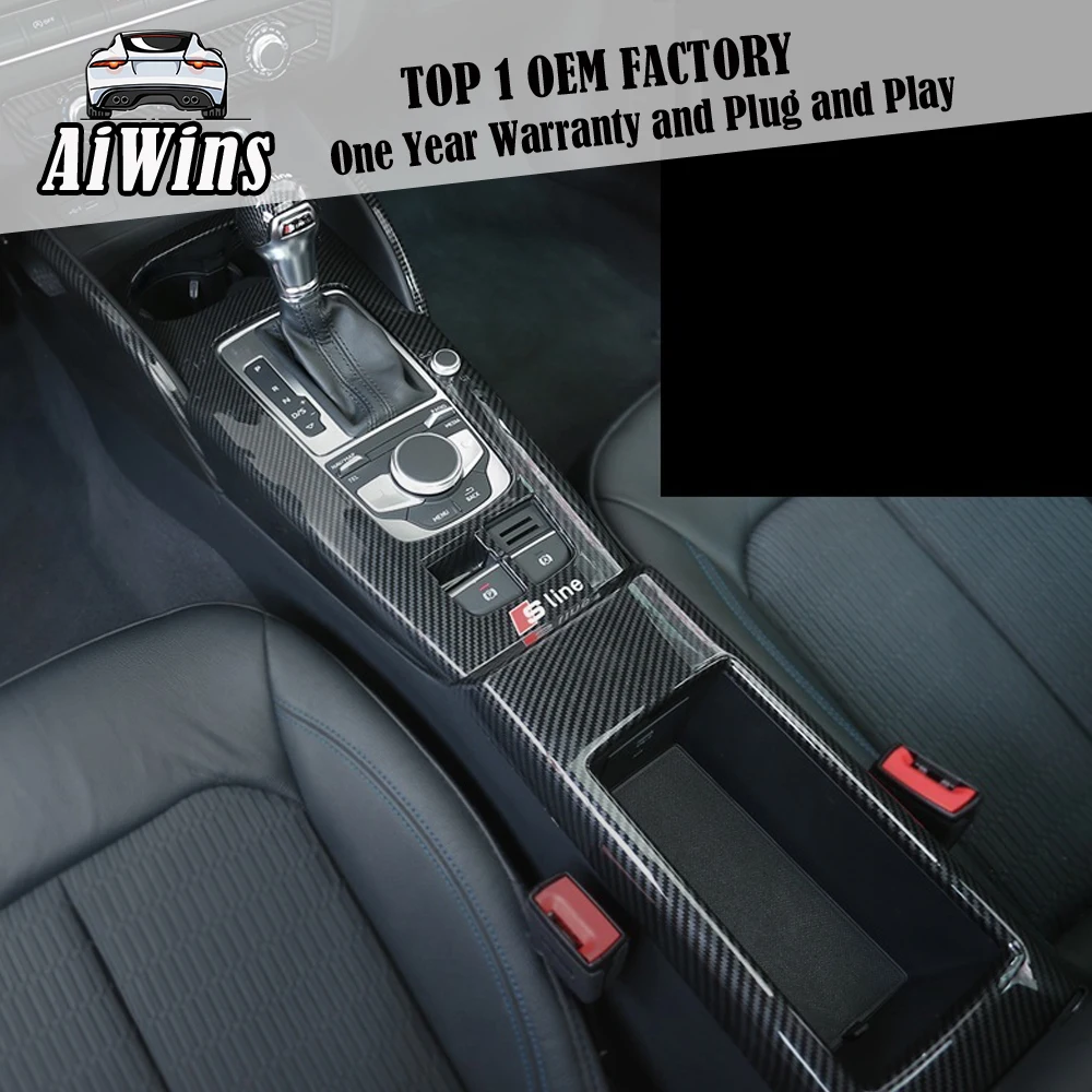 Aiwins автомобильный Стайлинг для Audi A3 S3 карбоновый Узор костюм внутренняя модификация и обновление Специальная отделка автомобиля