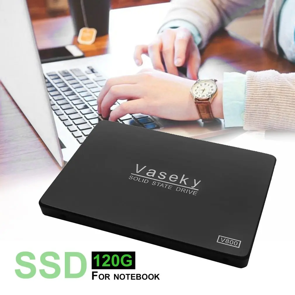 Vaseky V800 120G тонкий корпус ультра дизайн SSD жесткий диск мини SATA твердотельный