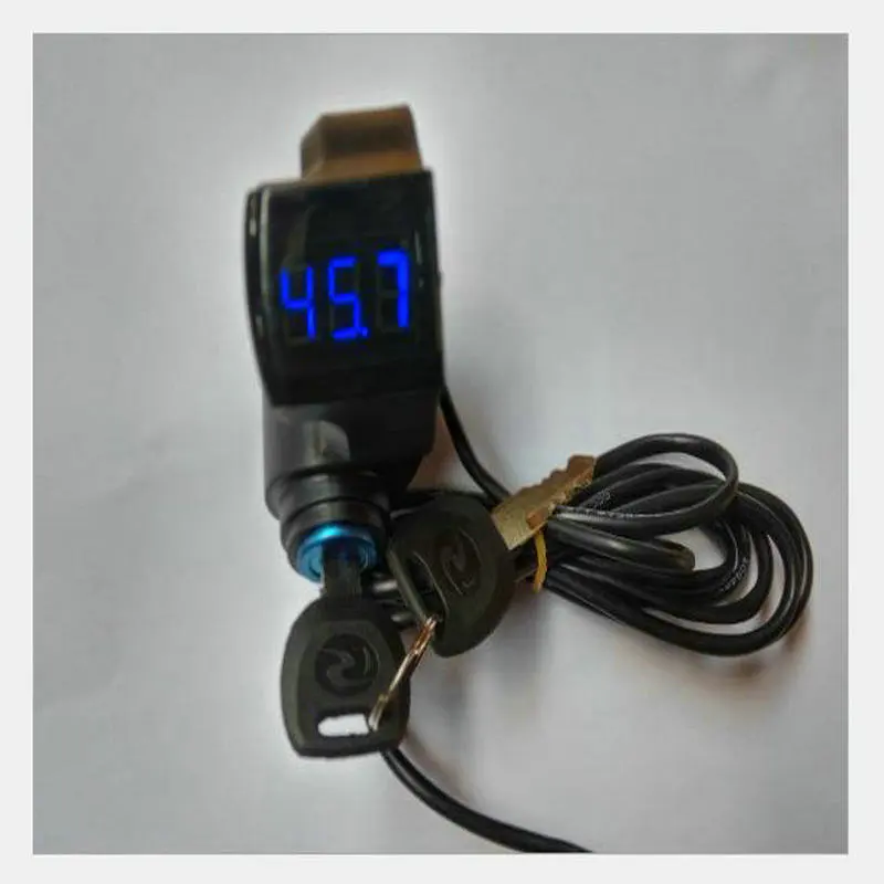 12-100 в finger thumb shifter ускоритель с цифровым дисплеем и замком/ключом для электрического велосипеда скутер mtb трехколесный индикатор батареи