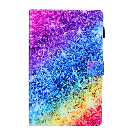 12 Чехол для Samsung Galaxy Tab A 8,0 SM-T290 T295 T297 чехол для планшета из искусственной кожи с рисунками из мультфильмов+ пленка+ стилус - Цвет: 12