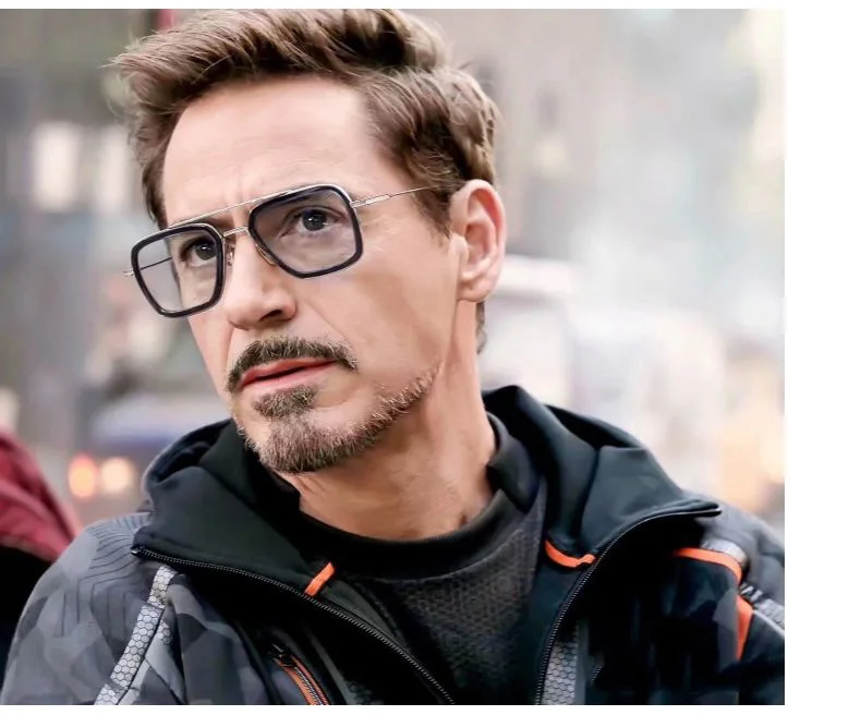 Железные мужские солнцезащитные очки мужские Мстители 3 Tony stark солнцезащитные очки Человек-паук Edith очки мужские дорожные UV400 очки RX220