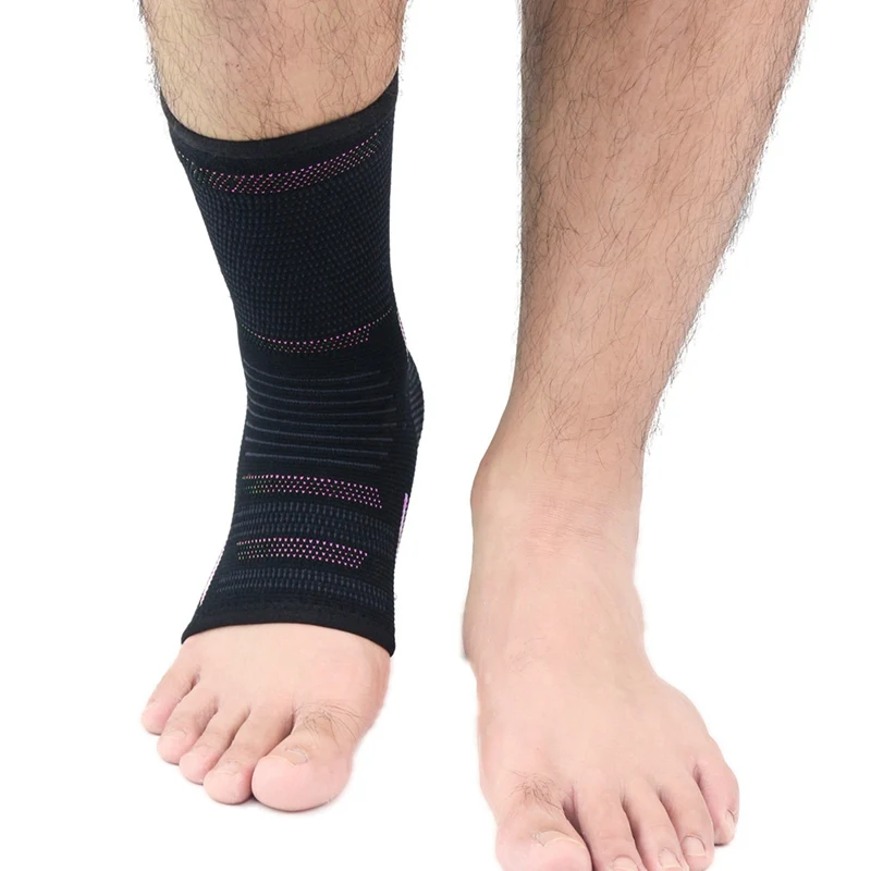 1pc Ankle Support Socks brace running Anti-slip Anti-sprain Knitted Compression Foot Protective Sleeve Sports Heel Cover Socks