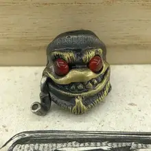 EDC инструменты латунный нож бусины лягушка труба Череп Бусы на шнурок Паракорд нож инструмент кулон#183