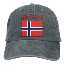 Унисекс регулируемая бейсболка с флагом Норвегии Snapback Hat