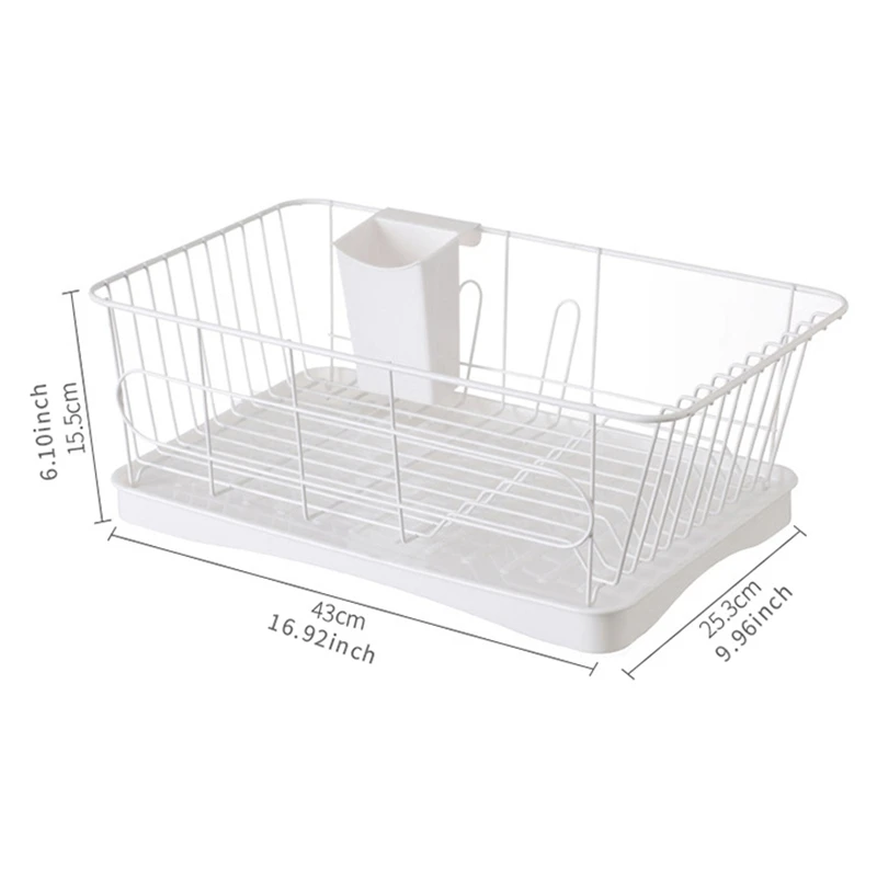 

Desktop Storage Racks Home Kitchen Bathroom Drain Basket Storage Shelf Tableware Cup Organizer Kitchen Supplies Produ