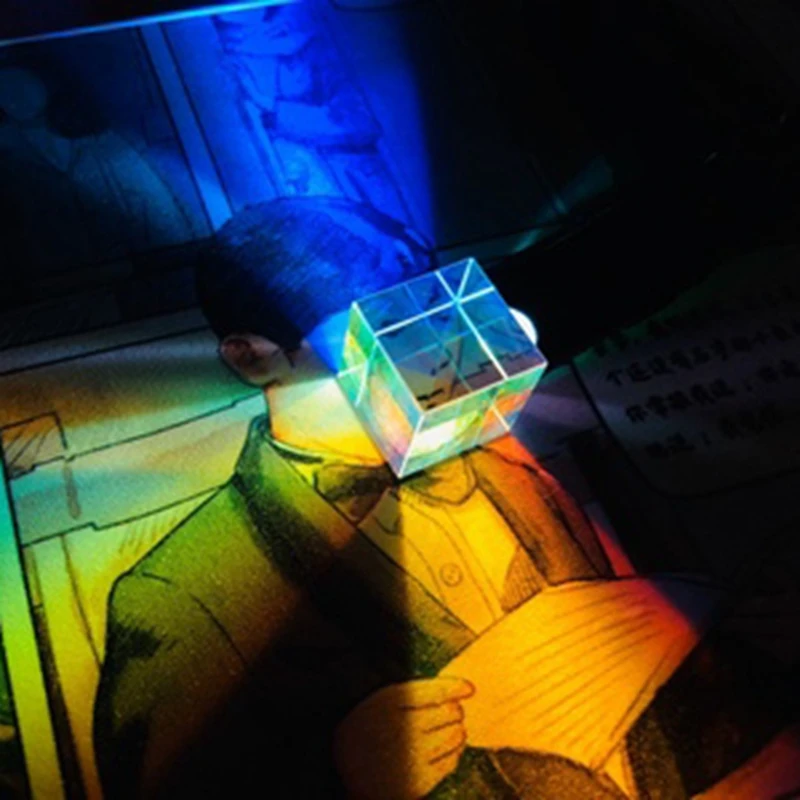 Cube Стекло 28*28*28 мм/1 1*1 1 * 1.1in Цветовая Призма K9 оптический куб для фотографии: 6