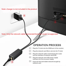 Fire tv Stick HD 480 Мбит/с Micro USB2.0 к RJ45 Ethernet адаптер 10/100 Мбит/с для Fire tv/Google Home Chromecast Ultra Audio Stick