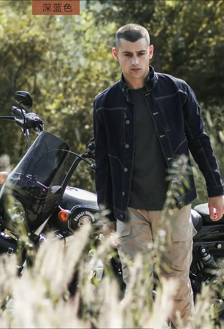 denim jacket for motorcycle riding