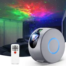 Projecteur Led rotatif coloré de ciel étoilé, galaxie, ondulation d'eau, lampe de nuit en nuage, pour chambre à coucher, cadeau de décoration pour noël et nouvel an