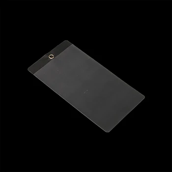 

Matte Vinyl Pouch with Hanging Hole Tag Envelope Matt Clear PVC Sign Holder Ticket Sleeve Plastic Bag Price Card Label Pocket