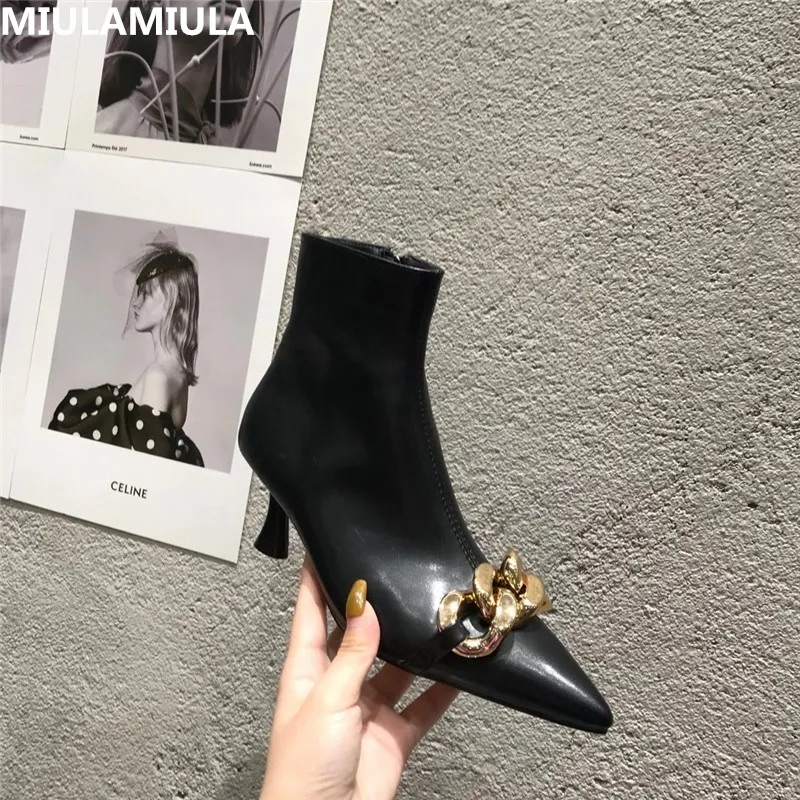 Новинка 2020 года Модные брендовые дизайнерские пикантные женские ботильоны на