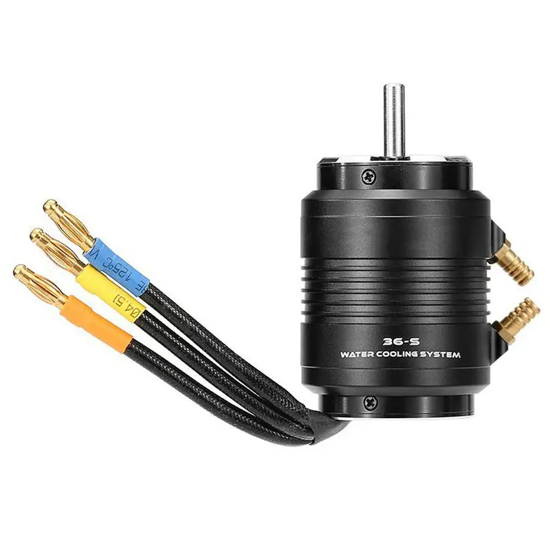 

FFYY-3660 4300KV Brushless Motor and 36-S Water Cooling Jacket Combo Set for 800-1000mm RC Boat Black