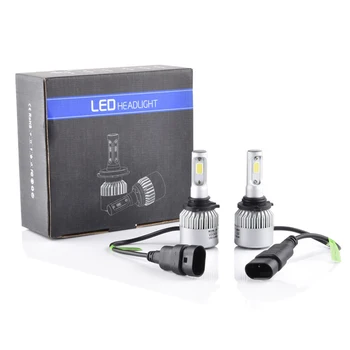 

S2 Series LED H7 9005 9006 72W 8000LM Car Headlight Replacement Kit with 2 LED Headlight Bulbs