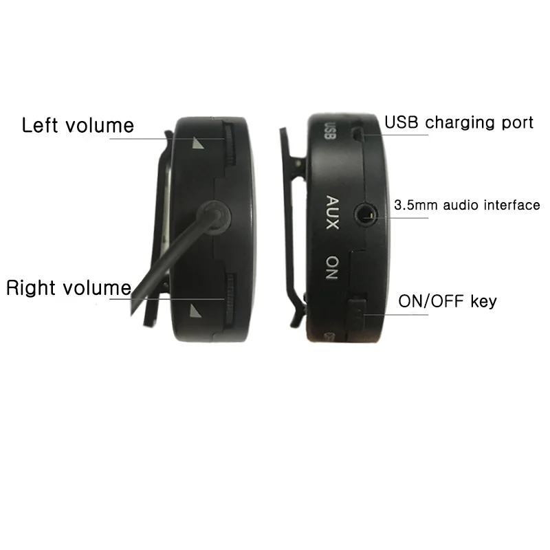 Bone Conduction Bluetooth Wireless headphones hearing aids Portable Sports headset mini Amplifier hearing aid for TV the elderly