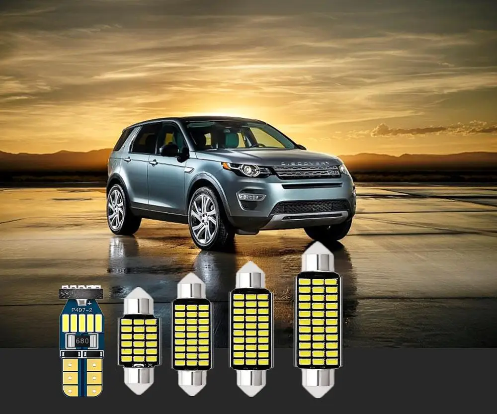 6 шт. автомобиль для чтения светильник белый светодиодный T10 &amp 41 мм Land Rover Discovery