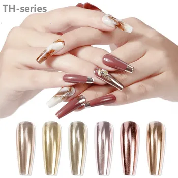 

1 boxed local tyrant gold laser silver solid phantom thin optics chameleon titanium glitter cushion aurora magic pen nail tool