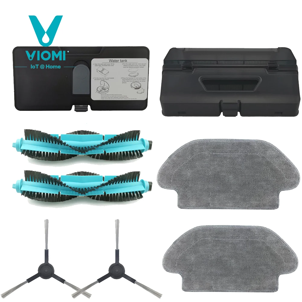 Color : Black SHOUNAO Water Tank Fit for Xiaomi VIOMI V2 V2 PRO v3 Robot Aspirapolvere Robot Aspirapolvere MIJIA STYJ02YM