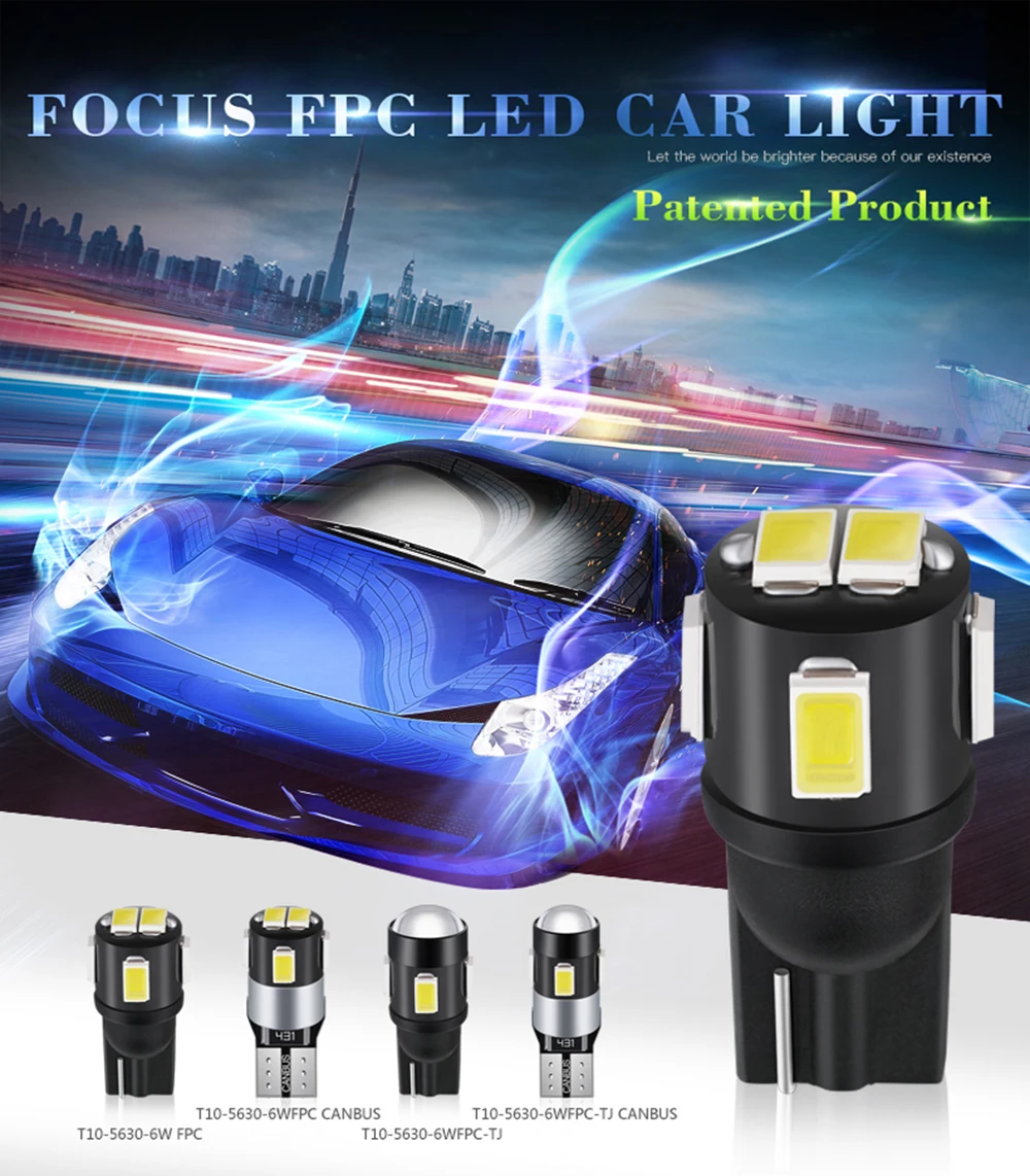 JIACHI 50 x автозапчасти T10 168 194 5W5 W5W светодиодный светильник 5630 чипов 6SMD для оформления автомобиля светильник для стайлинга автомобилей Белая светодиодная лампа DC12v для автомобиля