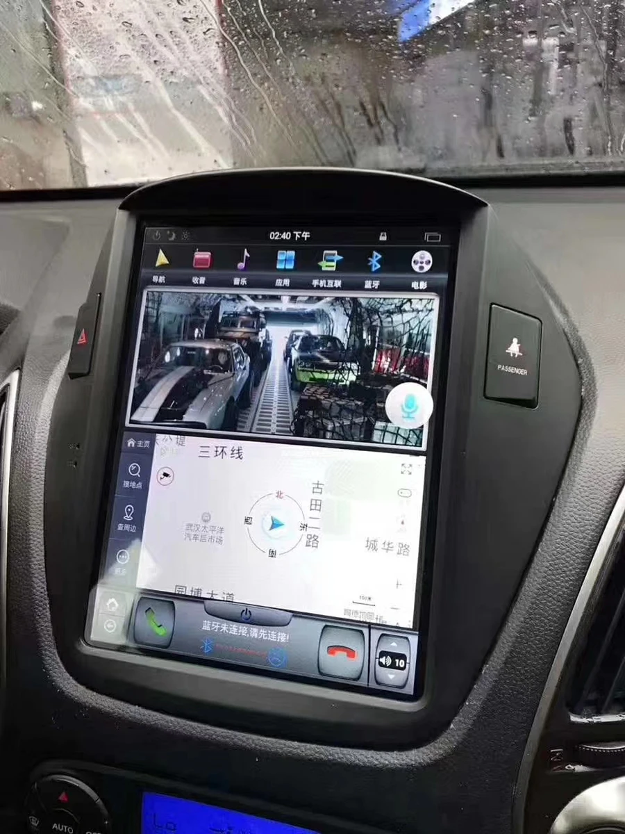 10," вертикальный ips экран Автомобильный Радио плеер для hyundai Tucson IX35 gps PX6 tesla carplay головное устройство Android 8,1 Автомобильный мультимедийный