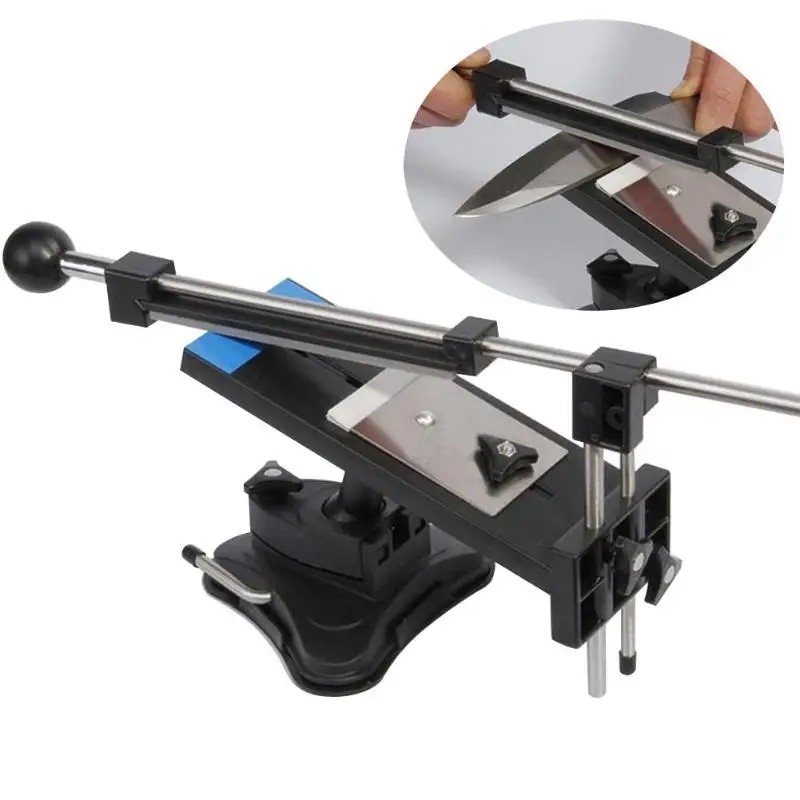 

Stainless Steel Professional Knife Sharpener System Fix-angle Frame 4 Stone Kitchen Grinding Knife Sharpening