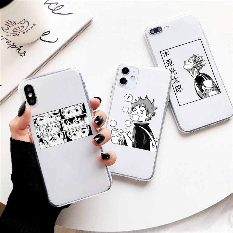 For Samsung Galaxy A72 A52 A32 A51 A50 A21S A12 A02S A20e A31 A30 A42 A41 A40 A71 A70 A6 A7 A9 2018 Haikyuu Love Volleyball Case | Мобильные