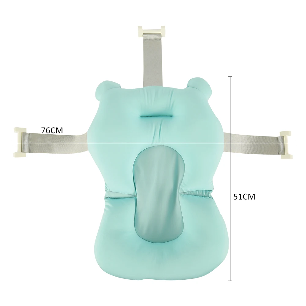 Портативная подушка для душа для младенцев, подушка для ванны для младенцев, Противоскользящий коврик для ванной для младенцев, безопасная подушка для ванны
