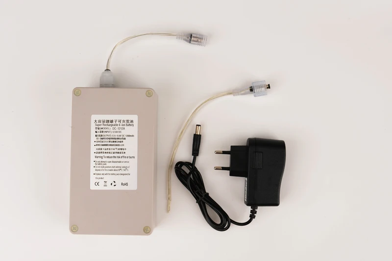 

MasterFire 10set/lot Waterproof 12V 12000mah Super Powerful Rechargeable Polymer Lithium Battery Pack For CCTV Camera DC-1212A