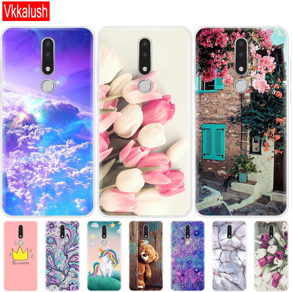 Мягкий чехол для телефона Nokia 3 1 Plus силиконовый с мультяшным рисунком мягкая