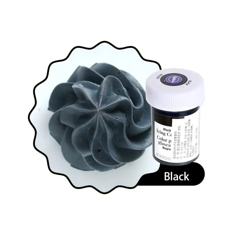 Black Wilton США импортные пищевые цветные макароны крем пищевые красящие ингредиенты для выпечки торта пищевые цветные пигментные Инструменты для выпечки и кондитерских изделий - Цвет: Black