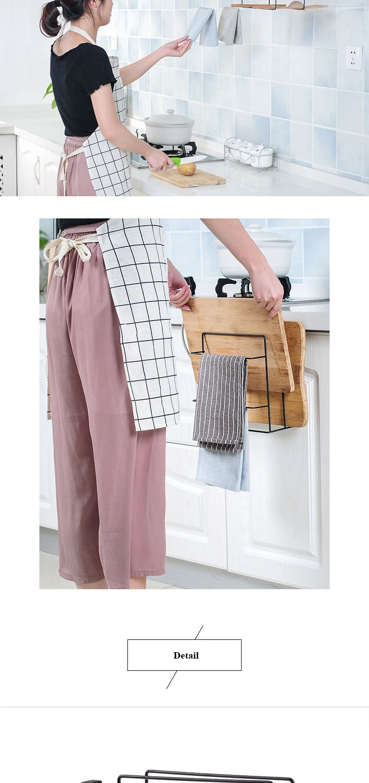 Iron Metal Rack kitchen storage organization Shelves dish rack holder kitchen organizer accessories Towel Holders Hook Storage