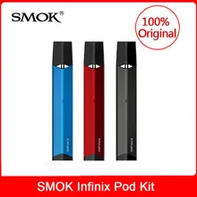 SMOK INFINIX комплект 450 мАч батарея 2 мл Pod электронная сигарета кальян ручка электронная сигарета Воздушная система вейп ручка испаритель
