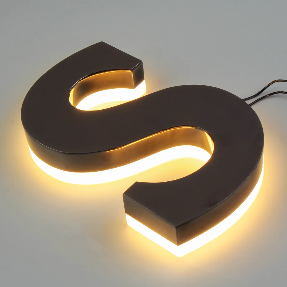 объемные светодиодные буквы. световая вывеска контражур. буквы с подсветкой. вывеска с подсветкой. металлические буквы с контражурной подсветкой.