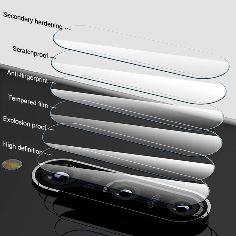 

Camera Lens Tempered Glass 2.5D Screen Protector For One Plus 7 Pro Glass Tempered Camera Glass Protective Back Lens Film