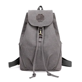 

2019 new backpack retro casual college style female student schoolbag backpack women bag canvas women bag