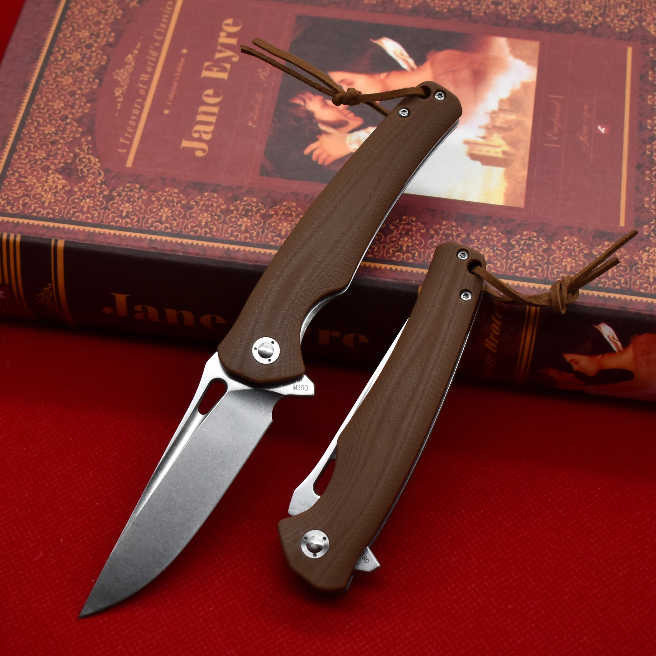 Folding Knife M390 Powder Steel  Pocket Outdoor Camping Combat Knife Utility Tool Survival Knife Rescue Knife Fruit Knife Edc 2