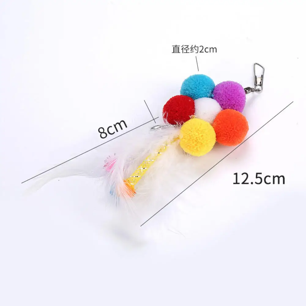 Pet Cat Toy Teaser Bell Feather Stretch Fishing Rod Play Wand Interactive Toys Pets Accessories High Qulity Replacement Heads Pet Cat Toy Teaser Bell Feather Stretch Fishing Rod Play Wand Interactive Toys Pets Accessories High Qulity Replacement Heads