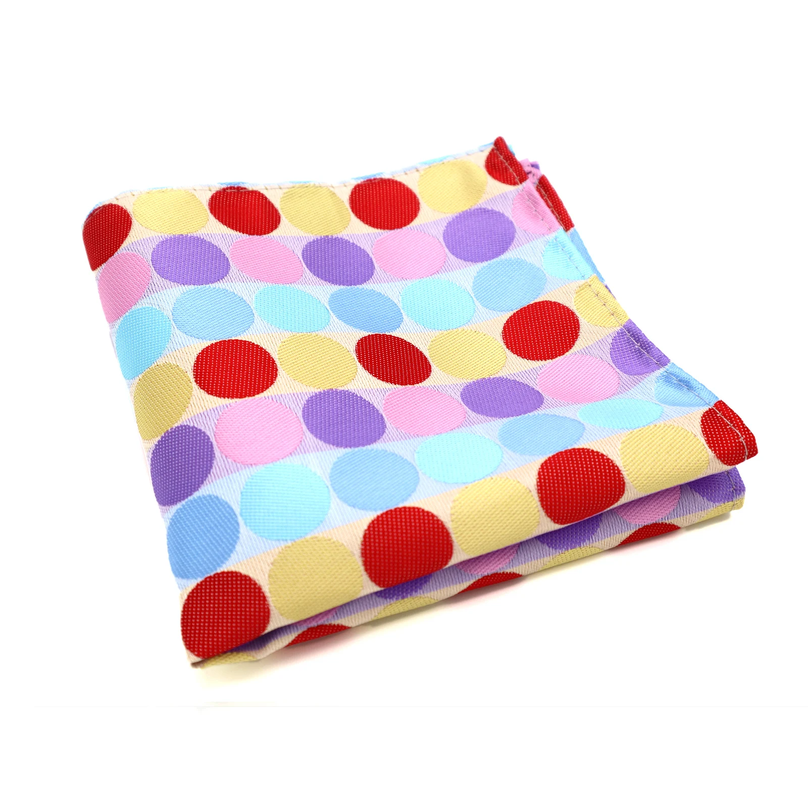 F064 DOTS 61-80 винтажные мужские шелковые носовые платки с узором пейсли в полоску, в горошек, карманные квадраты для костюмов, курток, свадеб, вечеринок, бизнеса - Цвет: F064 DOTS