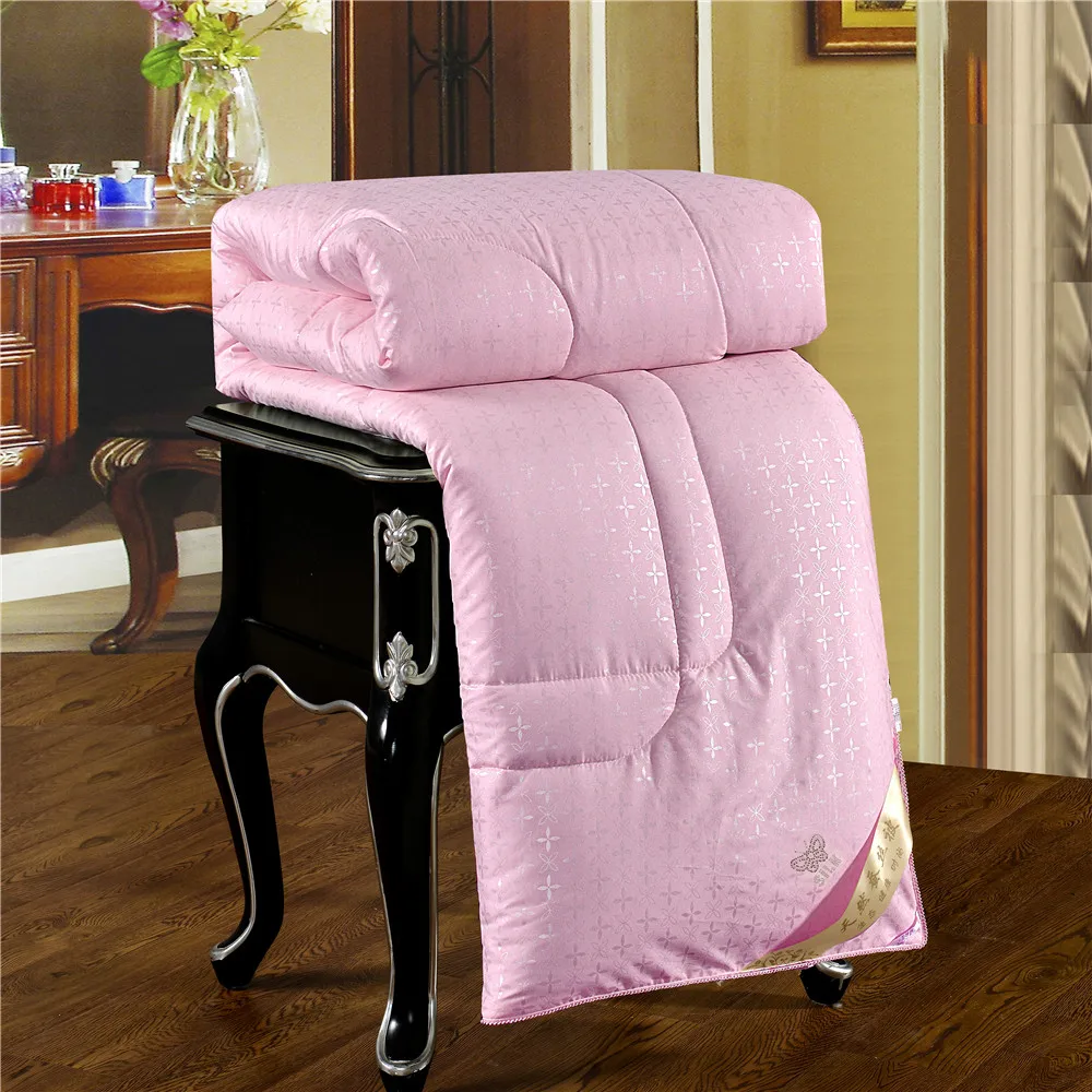 100% шелковое одеяло из тутового шелкопряда китайские летние и зимние стеганые